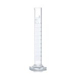 Measuring cylinder. blue printing. class A Normax 50 ml